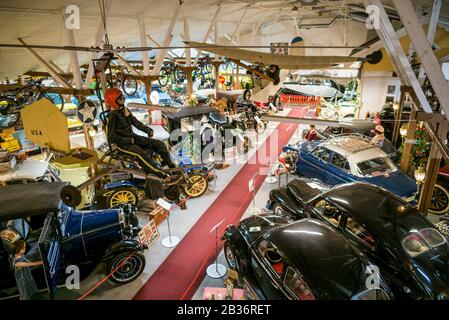 Schweden, Südostschweden, Lake Vattern Area, Motala, Motala Motor Museum, Oldtimer Stockfoto