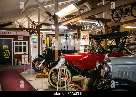 Schweden, Südostschweden, Lake Vattern Area, Motala, Motala Motor Museum, Oldtimer Stockfoto