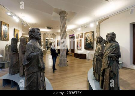 Spanien, Valencia, Altstadt, Kathedrale St. Maria von Valencia, Archäologisches Museum und Sakrale Kunst der Kathedrale Saint-Mary von Valencia Stockfoto