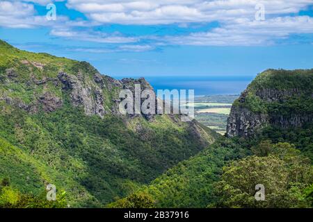 Mauritius, Plaines Wilhems Distrikt, Henriette, Tamarin Flussschluchten Stockfoto