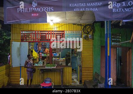 Indonesien, Papua, Asmat-Distrikt, Agats Stockfoto