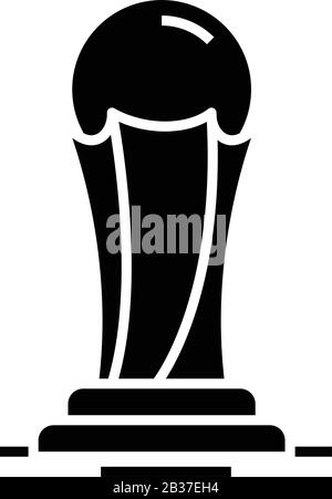 Olympisches Symbol, schwarzes Symbol, Konzeptabbildung, Vektor-Flachsymbol, Glyph-Zeichen. Stock Vektor