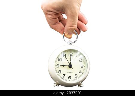 Handhaltewecker Stockfoto