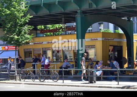 Konnopkes Imbiss, Schönhauser Allee, Prenzlauer Berg, Pankow, Berlin, Deutschland Stockfoto