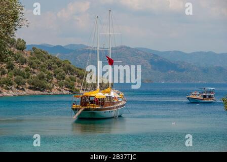 Türkisches Gullet Reise 2009 Stockfoto