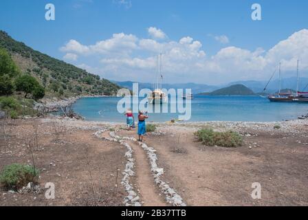 Türkisches Gullet Reise 2009 Stockfoto