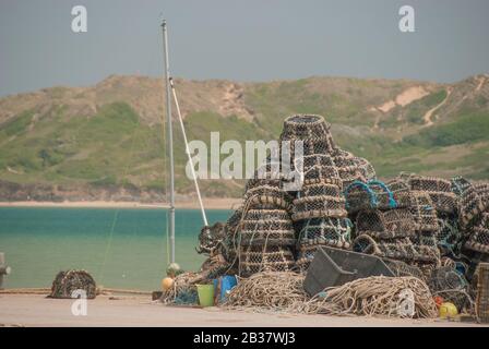 Harbor Jetty Padstow, Cornwall 2011 Stockfoto