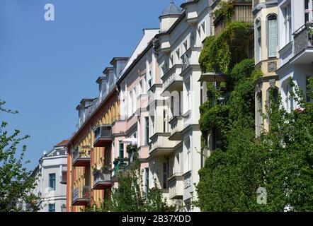 Altbauten, Immanuelkirchstrasse, Prenzlauer Berg, Pankow, Berlin, Deutschland Stockfoto