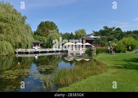 Chinesischer Garten, IGA, Marzahn, Berlin, Deutschland Stockfoto