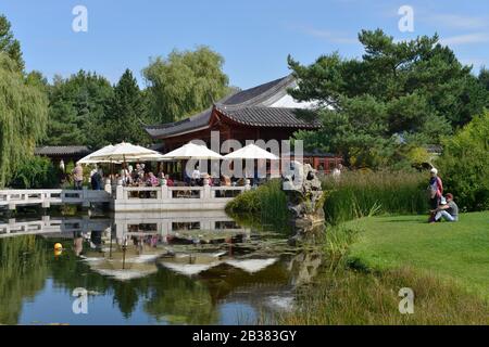 Chinesischer Garten, IGA, Marzahn, Berlin, Deutschland Stockfoto