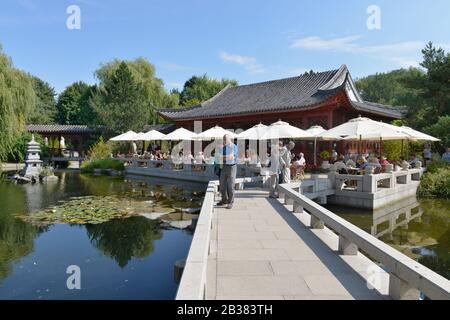 Chinesischer Garten, IGA, Marzahn, Berlin, Deutschland Stockfoto