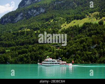 MV Jungfrau, Brienzersee, Schweiz. Stockfoto