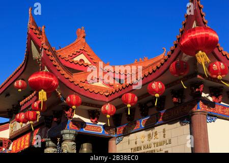 Thien Hau Temple, Chinatown, Los Angeles, Kalifornien, USA Stockfoto