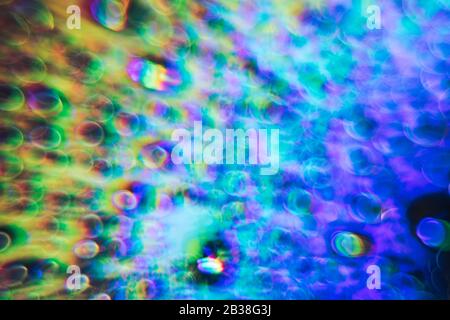 Wunderschönes abstraktes Bokeh. Hintergrundmuster für das Design. Stockfoto