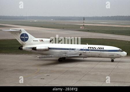 Eine Pan An Der Boeing 727 am Flughafen Tegel, Berlin Stockfoto