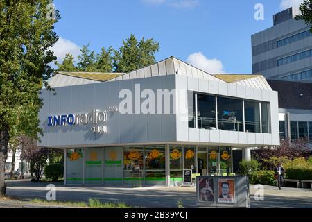 Inforadio, Masurenallee, Westend, Charlottenburg, Berlin, Deutschland Stockfoto