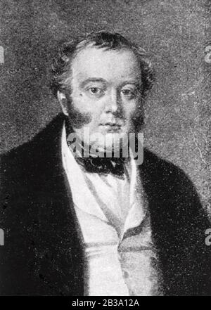 George HUDSON (1800-1871) englischer Eisenbahnfinanzierer und Politiker Stockfoto