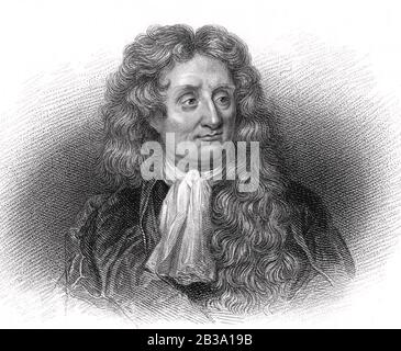 Jean de LA FONTAINE (1621-1695) französischer Dichter und Schriftsteller von Fabeln Stockfoto