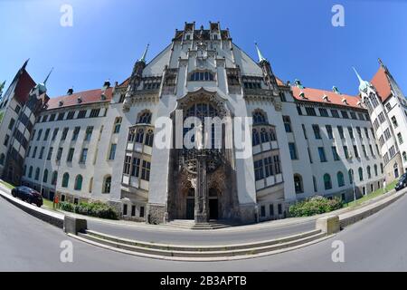 Amtsgericht Wedding Brunnenplatz, Gesundbrunnen, Mitte, Berlin, Deutschland Stockfoto