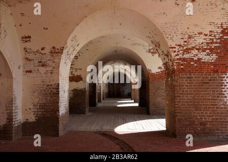 Fort Pulaski National Monument, Cockspur Island, Savannah, Georgia, USA Stockfoto