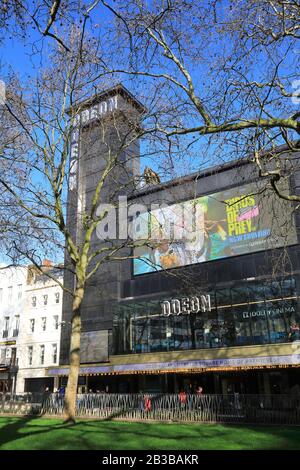 Das Odeon am Leicester Square im Londoner West End, Großbritannien Stockfoto