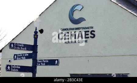 Cemaes, ANGLESEY, WALES - 2020: Cemaes Heritage Center in Anglesey Wales UK Stockfoto