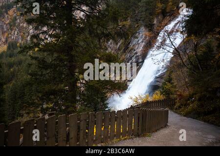 Krimmler Wasserfalle - schöne Berglandschaft. Österreich Stockfoto