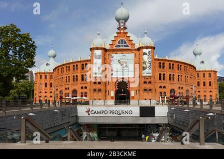 Stierkampfarena Campo Pequeno in Lissabon, Portugal. Die Stierkampfarena von Lissabon wurde zwischen 1890 und 1892 erbaut Stockfoto