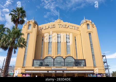 Art Deco Palais Theatre, Lower Esplanade, St Kilda, Melbourne, Victoria, Australien Stockfoto