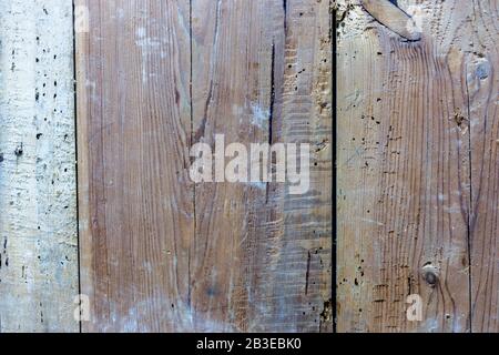 Holzoberfläche auf einer alten Holzkiste Stockfoto