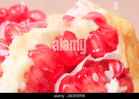 Nahaufnahme aus Granatapfel Stockfoto