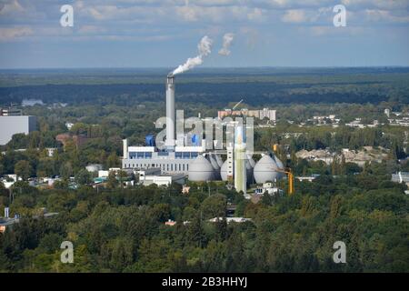 Klaerwerk, Freiheit, Ruhleben, Spandau, Berlin, Deutschland Stockfoto