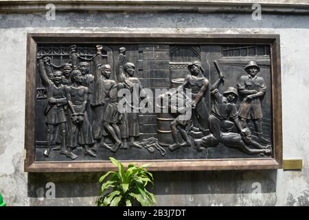 Hoa Lo Gefaengnis, Hanoi, Vietnam Stockfoto