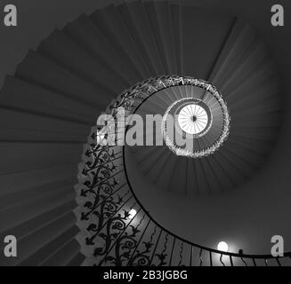 Tulip Staircase Queen's House Greenwich Stockfoto