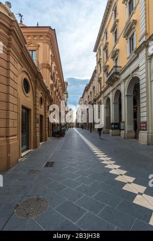 Chieti (Italien) - Blick auf das historische Zentrum der Stadt Chieti, der Provinzhauptstadt der Region Abruzzen, Mittelitalien Stockfoto