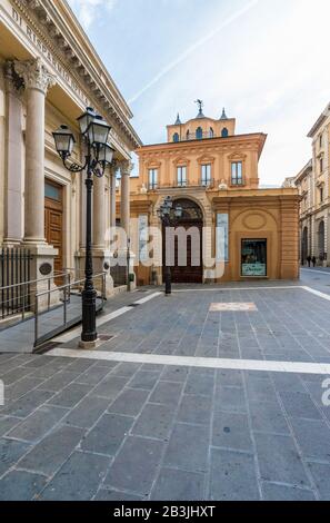 Chieti (Italien) - Blick auf das historische Zentrum der Stadt Chieti, der Provinzhauptstadt der Region Abruzzen, Mittelitalien Stockfoto