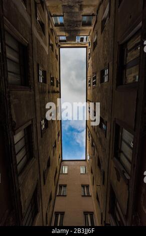 Chieti (Italien) - Blick auf das historische Zentrum der Stadt Chieti, der Provinzhauptstadt der Region Abruzzen, Mittelitalien Stockfoto