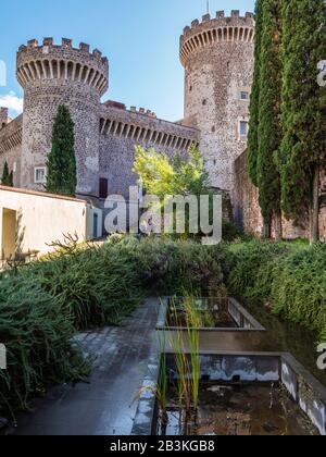 Italien, Latium, Tivoli, die Burg von Rocca Pia, Festung Stockfoto