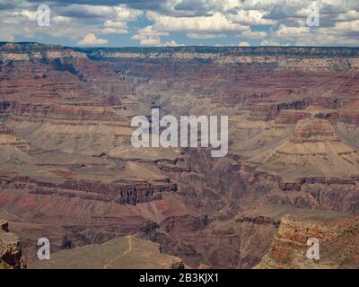 Grand Canyon National Park, South Rim, Arizona/Nevada, USA: [ Canyon-Panoramaaussicht, Colorado River ] Stockfoto