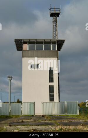 Kommandantenturm, Gedenkstaette, Deutsche Teilung Marienborn, Sachsen-Anhalt, Deutschland Stockfoto