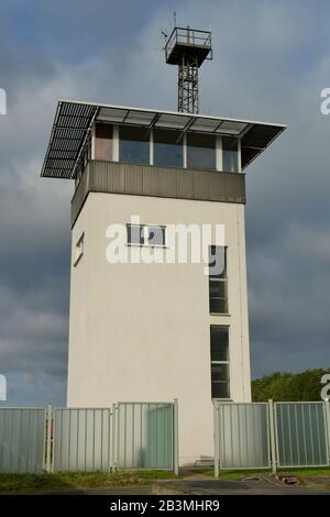 Kommandantenturm, Gedenkstaette, Deutsche Teilung Marienborn, Sachsen-Anhalt, Deutschland Stockfoto