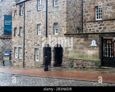 Provost Ross's House Teil des Aberdeen Maritime Museum auf Shiprow Aberdeen Scotland Stockfoto