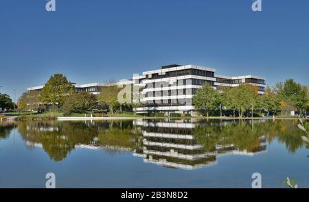 Bertelsmann-Verlag, Hauptverwaltung, Carl-Bertelsmann-Straße, Gütersloh, Nordrhein-Westfalen, Deutschland Stockfoto