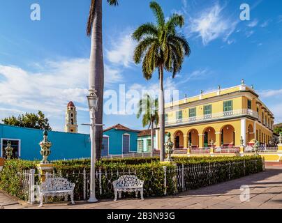 Brunet Palace, Plaza Mayor, Trinidad, UNESCO-Weltkulturerbe, Provinz Sancti Spiritus, Kuba, Westindien, Karibik, Mittelamerika Stockfoto