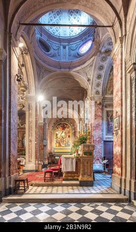 Collegiatskirche San Michele, Panicale, Umbrien, Italien, Europa Stockfoto