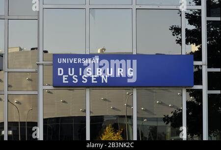 Universität Duisburg Essen, Berliner Platz, Essen, Nordrhein-Westfalen, Deutschland Stockfoto