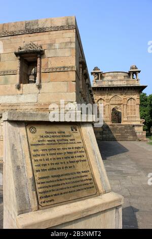 Champaner-Pavagadh Archäologischer Park, UNESCO-Weltkulturerbe, Gujarat, Indien Stockfoto