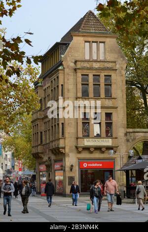 Vehoffhaus, Ostenhellweg, Dortmund, Nordrhein-Westfalen, Deutschland Stockfoto