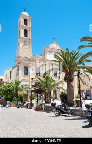 Die orthodoxe Kathedrale, Chania, Kreta, Griechenland Stockfoto