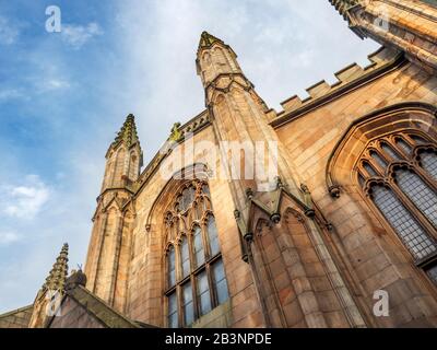 ST Andrews Scottish Episcopal Cathedral in King Street in Aberdeen Scotland Stockfoto